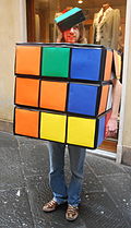 Human Rubik's cube, Lucca Comics and Games 2008