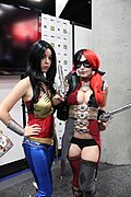 Wonder Woman and Harley Quinn, San Diego Comic-Con 2012