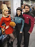 Nurse Chapel, Troi and Riker (Star Trek), WonderCon 2012