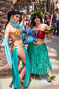Slave Jasmine (Slave Leia/Princess Jasmine), WonderCon 2014