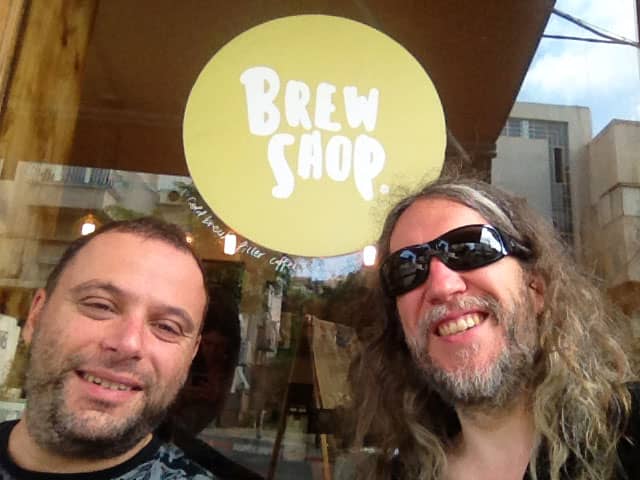 Anthony Metivier and Lev Goldentouch in a Tel Aviv Memory Palace