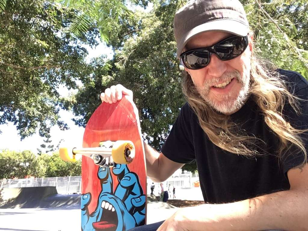 Anthony Metivier in a Brisbane skateboard park used as a Memory Palace