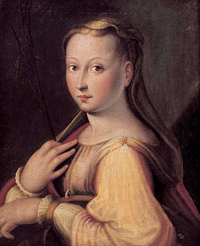 Barbara Longhi Renaissance Woman self-portrait
