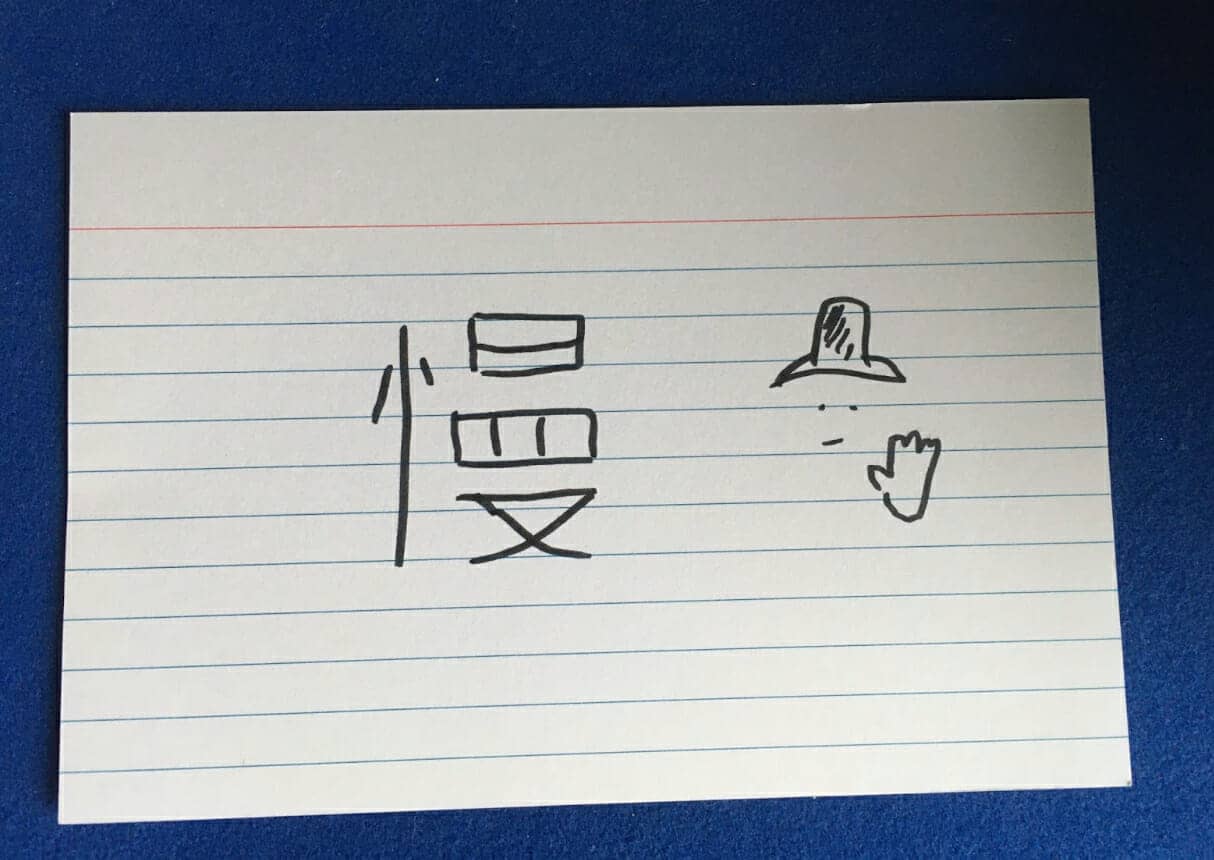 best way to memorize chinese characters mnemonic example