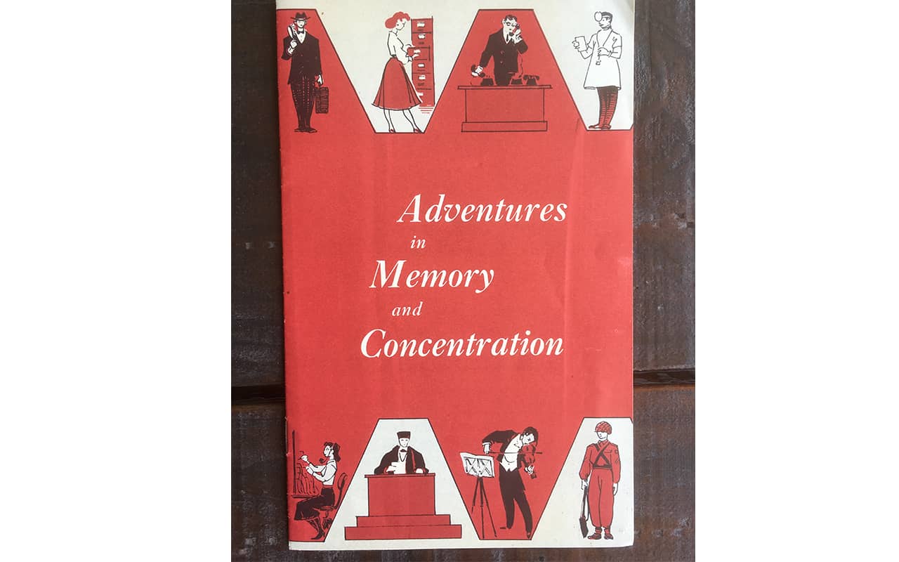 Bruno Furst Memory Training Advertising Booklet