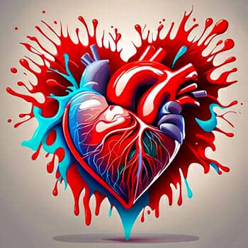 how to remember blood flow through the heart feature image of a heart