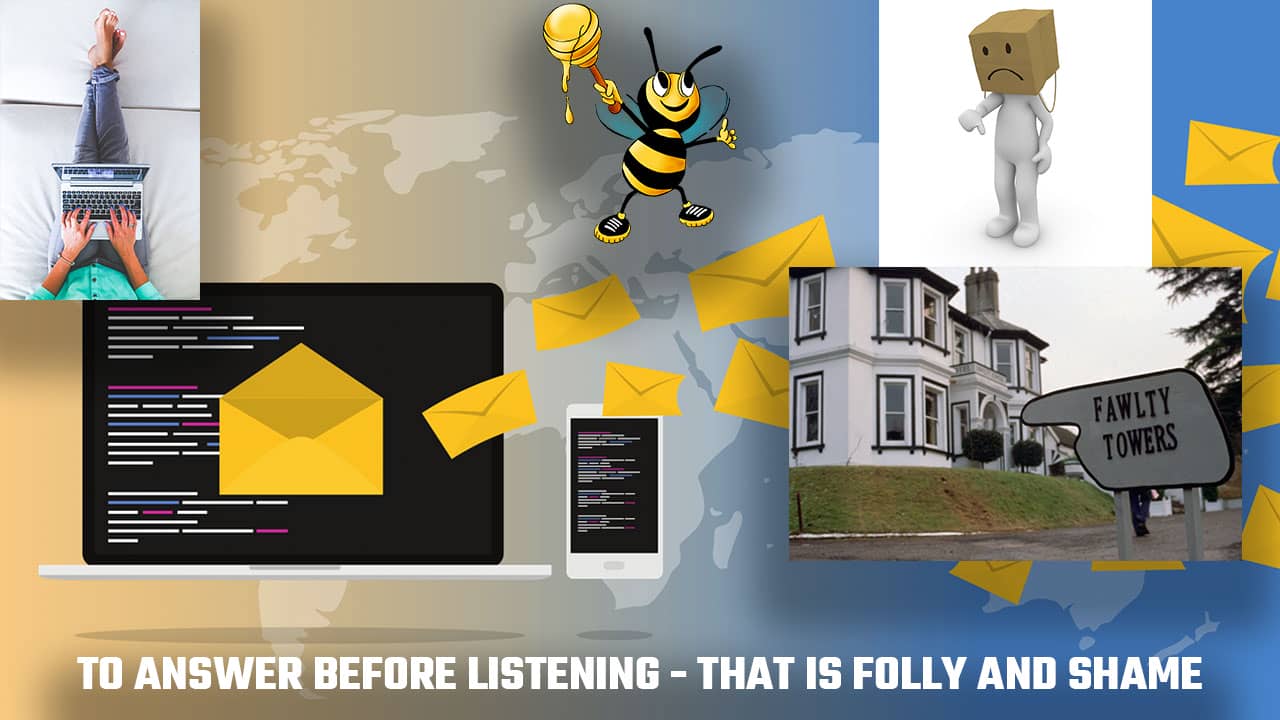 Mnemonic example of memorizing scripture from Proverbs 18:13