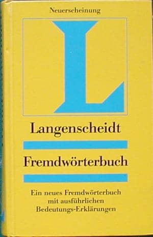 Langenscheidt Monolingual German Dictionary