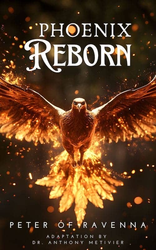 Cover of Phoenix Reborn, Anthony Metivier's adaptation of Peter of Ravenna's The Phoenix