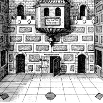 Roman Room illustration by Robert Fludd